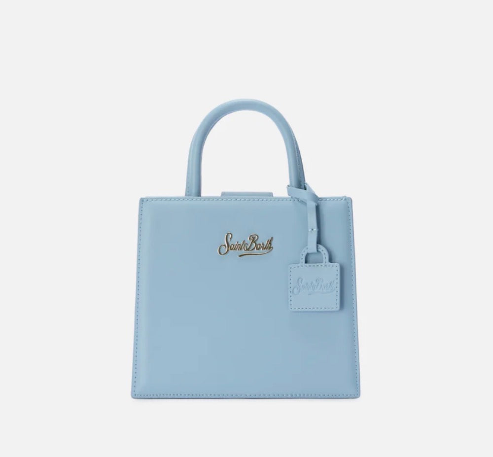 SAINT BARTH Borsa midi strutturata in pelle lisciacity cod 3050