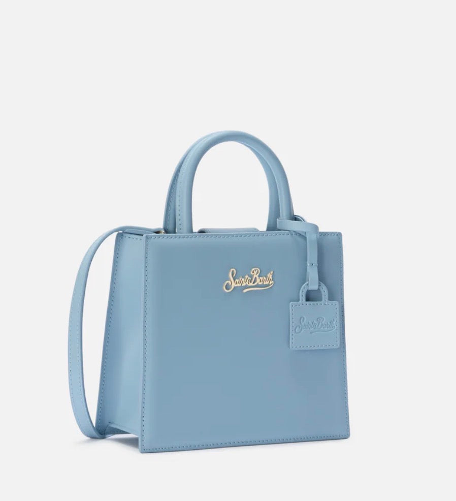 SAINT BARTH Borsa midi strutturata in pelle lisciacity cod 3050