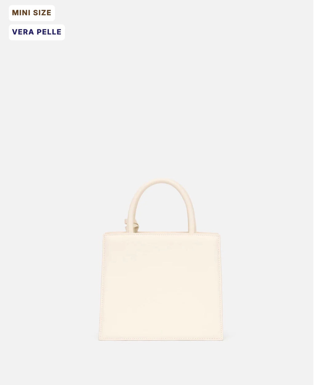 SAINT BARTH Borsa mini strutturata in pelle liscia cod 3051