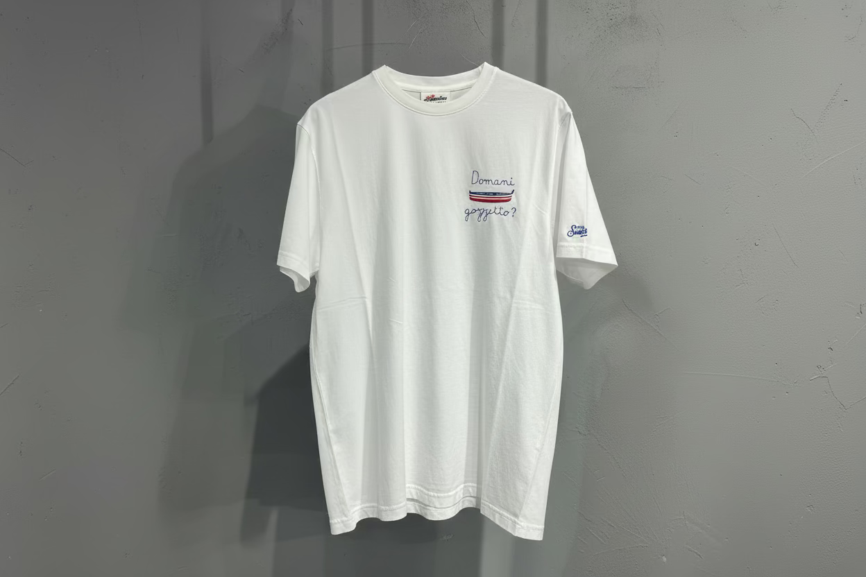 SAINT BARTH T-shirt scritta cod 6081