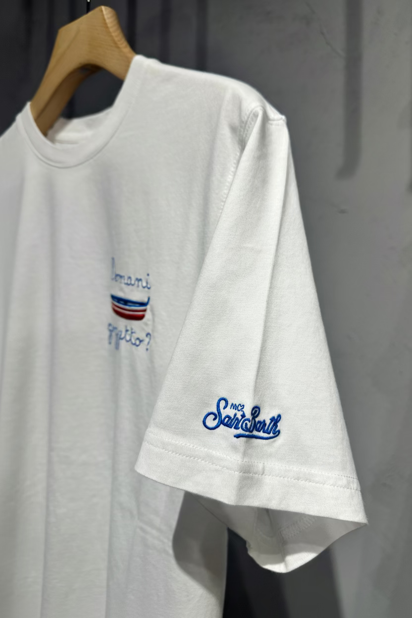 SAINT BARTH T-shirt scritta cod 6081