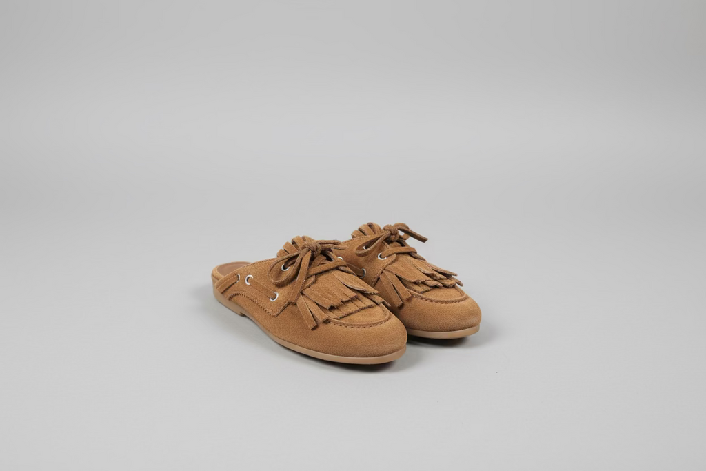 R23 Mules in camoscio cod 3048