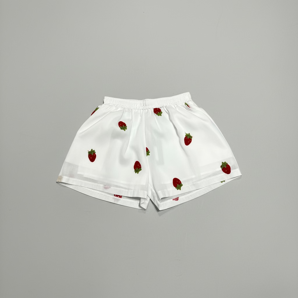 Oui Odile Short con stampa fragole cod 1181