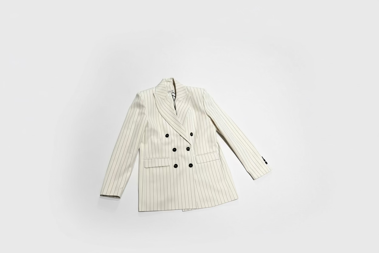 JACQUER Coordinato gessato bermuda e giacca cod 1173