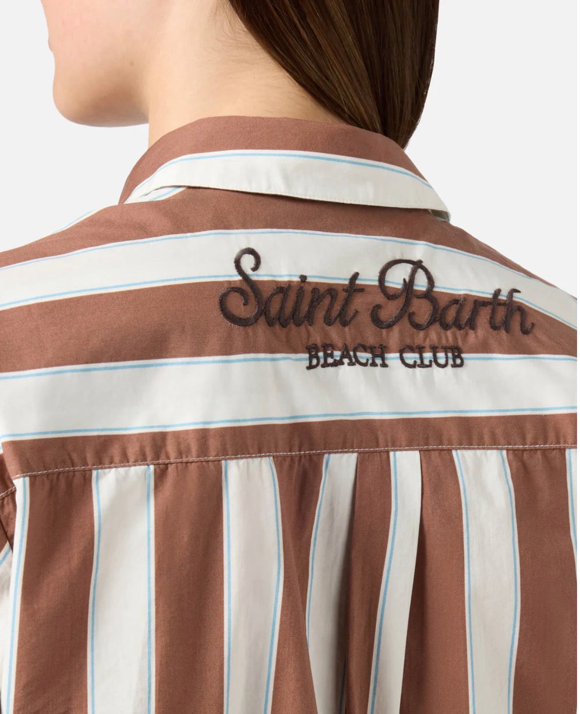SAINT BARTH Camicia Brigitte in cotone cod 1188