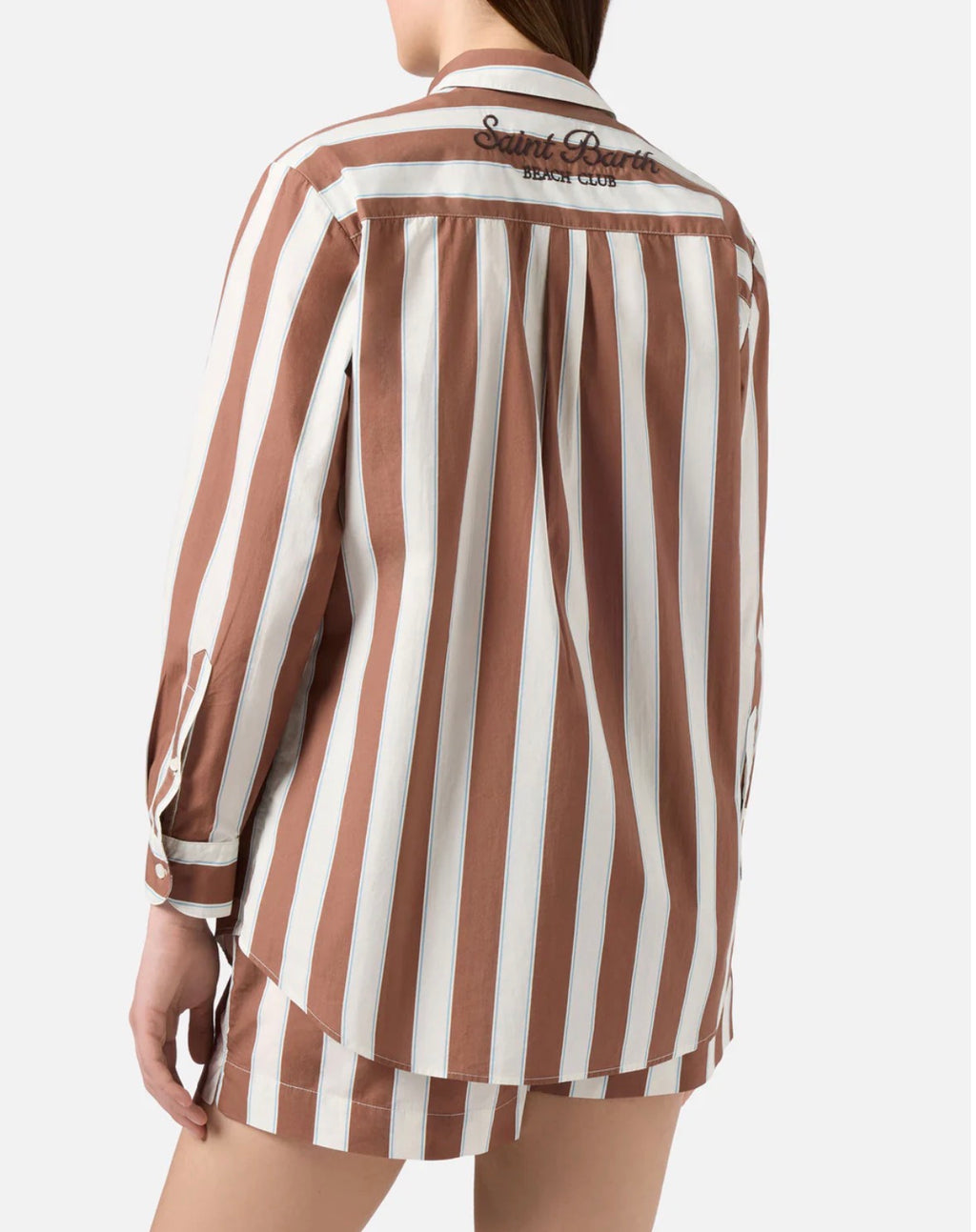 SAINT BARTH Camicia Brigitte in cotone cod 1188