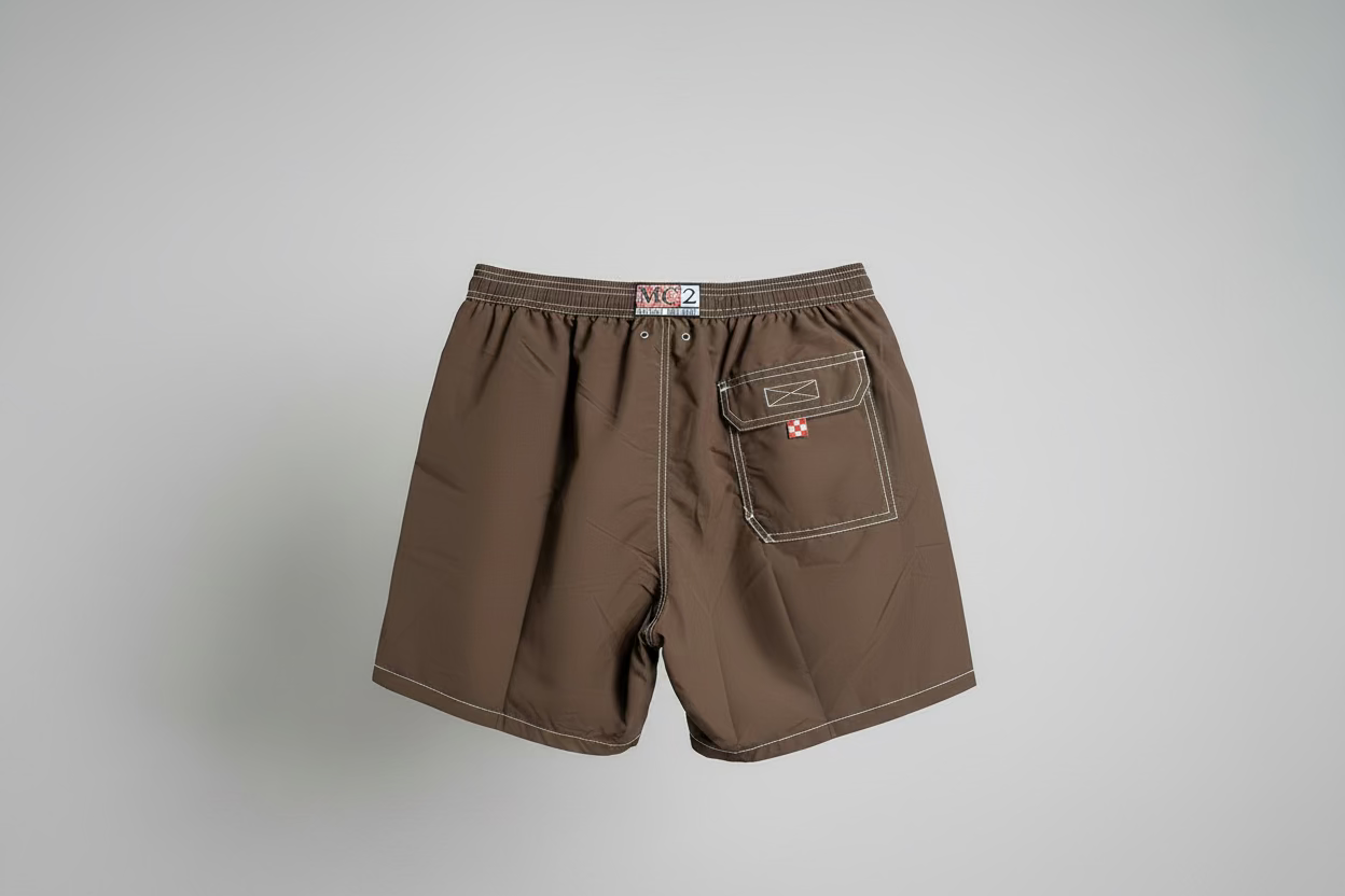 SAINT BARTH Costume da bagno tinta unita con logo cod 6080