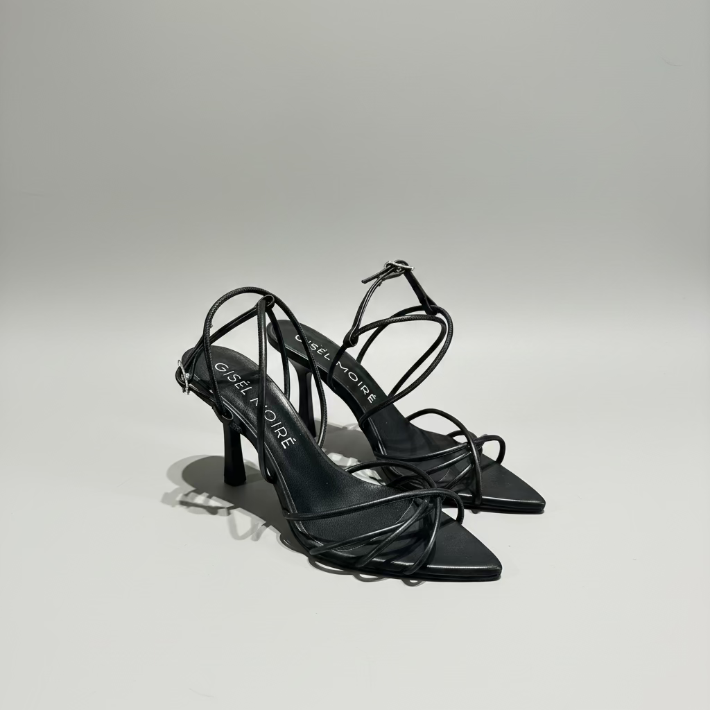 GISEL MOIRE Sandalo nero cod 3055