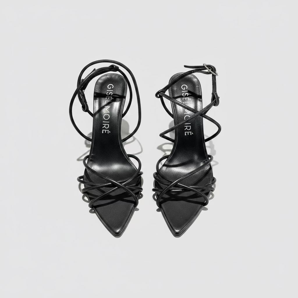 GISEL MOIRE Sandalo nero cod 3055