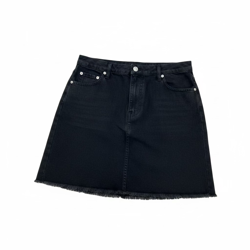 TENSIONE IN Minigonna jeans nera cod.2024