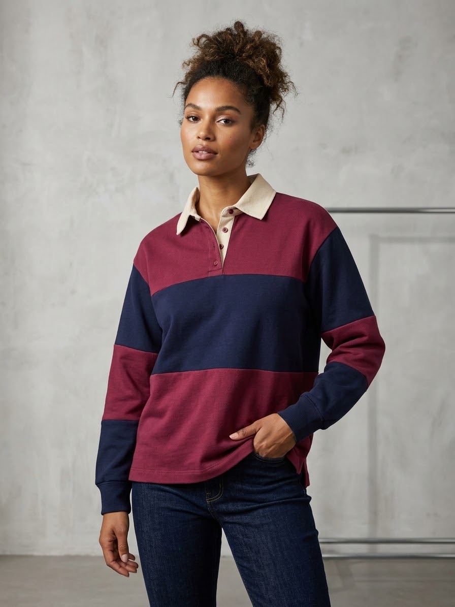 TENSIONE IN Polo a righe bicolor 2217 iw