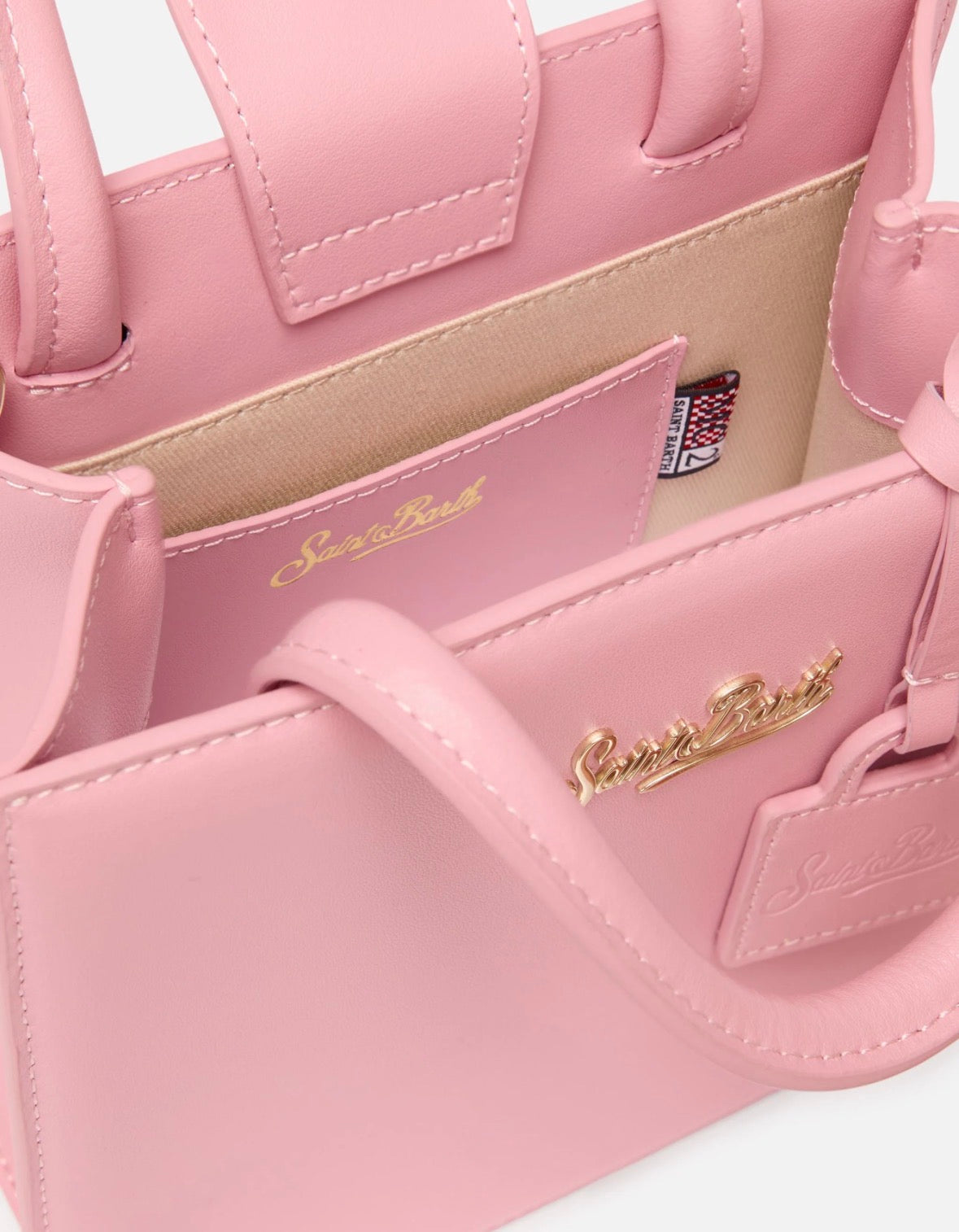 SAINT BARTH Borsa mini strutturata in pelle liscia cod 3051