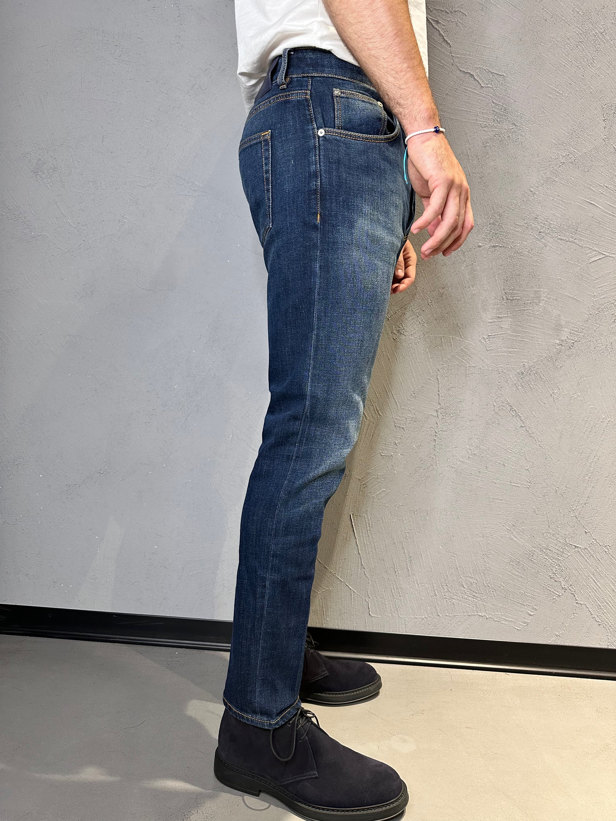 PT TORINO. Jeans Relax in denim loose. blu