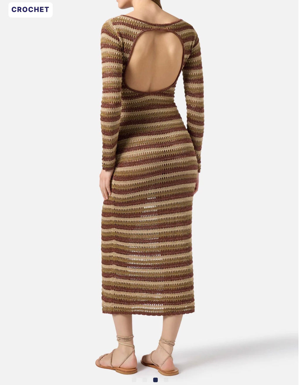 SAINT BARTH in tessuto crochet a righe cod 2063