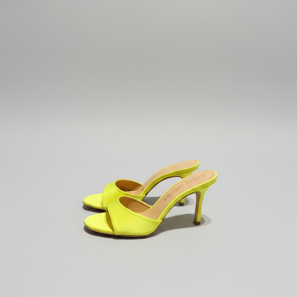 GISEL MOIRE sandalo giallo cod 3068