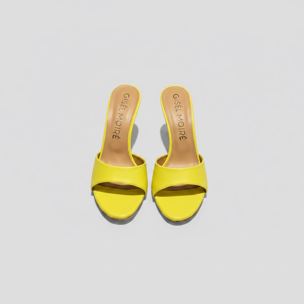 GISEL MOIRE sandalo giallo cod 3068