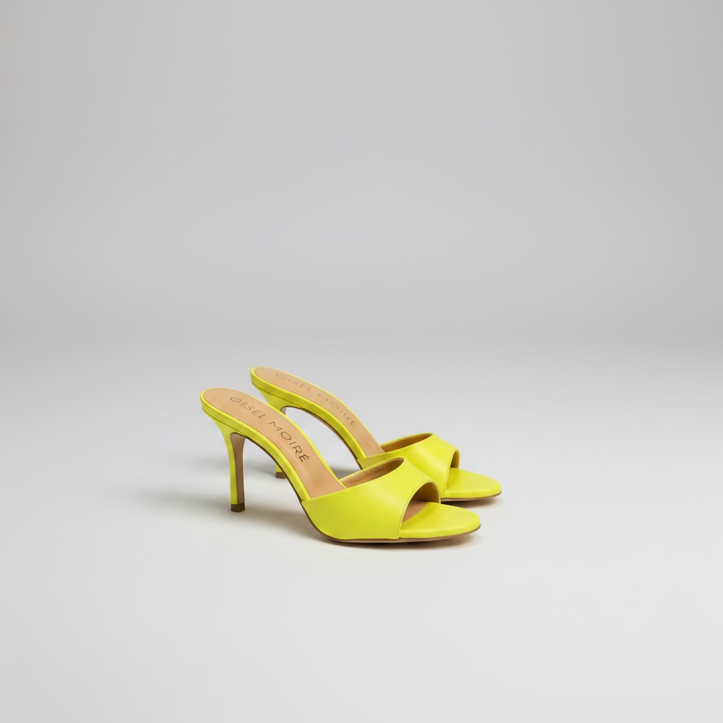 GISEL MOIRE sandalo giallo cod 3068