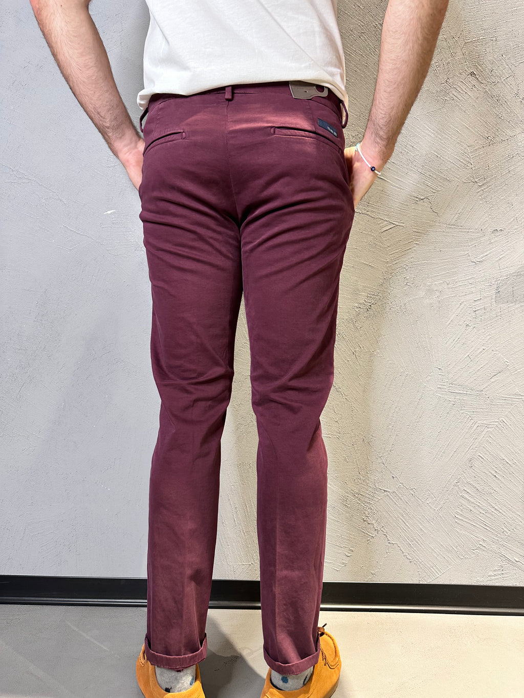 TELERIA ZED. Pantalone Chino Slim Fit BORDò. COD. 264