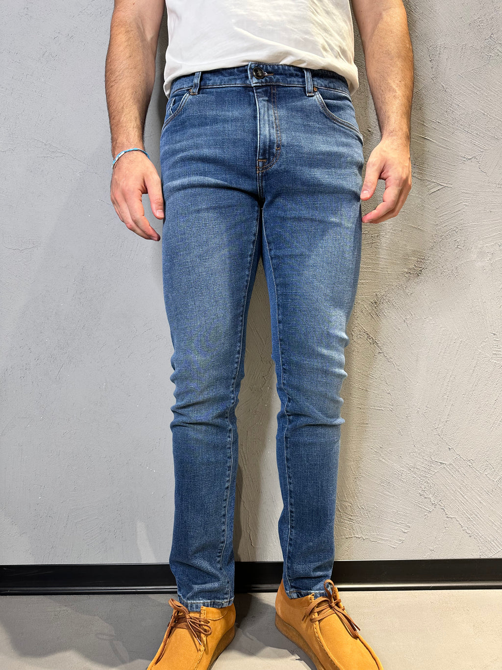 TELERIA ZED PLATINO. Jeans Skinny/Slim Fit. COD. 257