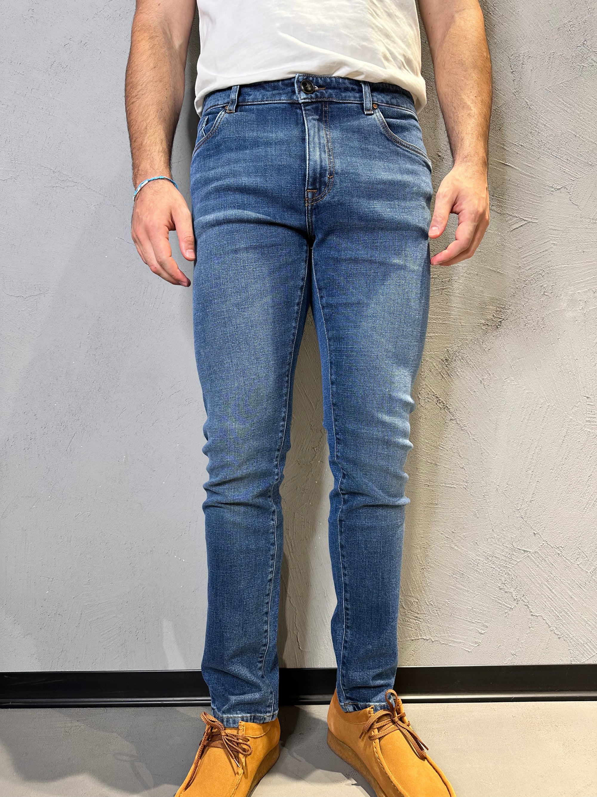 TELERIA ZED PLATINO. Jeans Skinny/Slim Fit. COD. 257