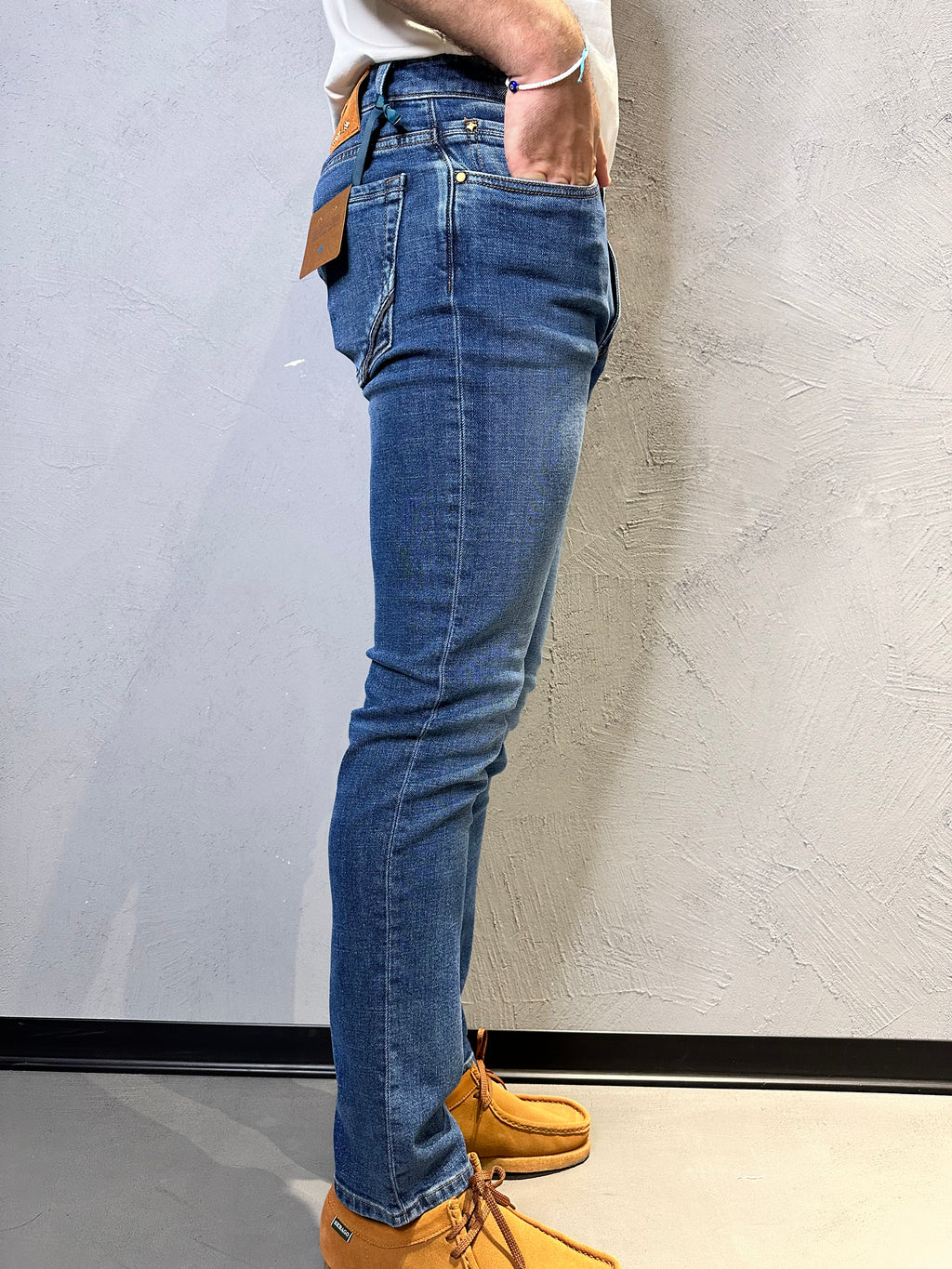 TELERIA ZED PLATINO. Jeans Skinny/Slim Fit. COD. 257