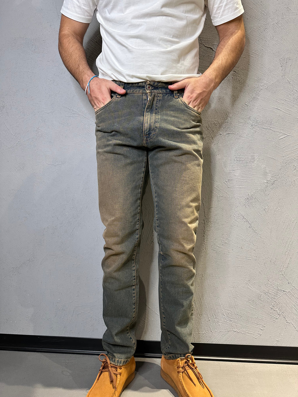 TELERIA INDIGOZED.Jeans da Uomo Slim Fit Effetto Vintage. COD. 258