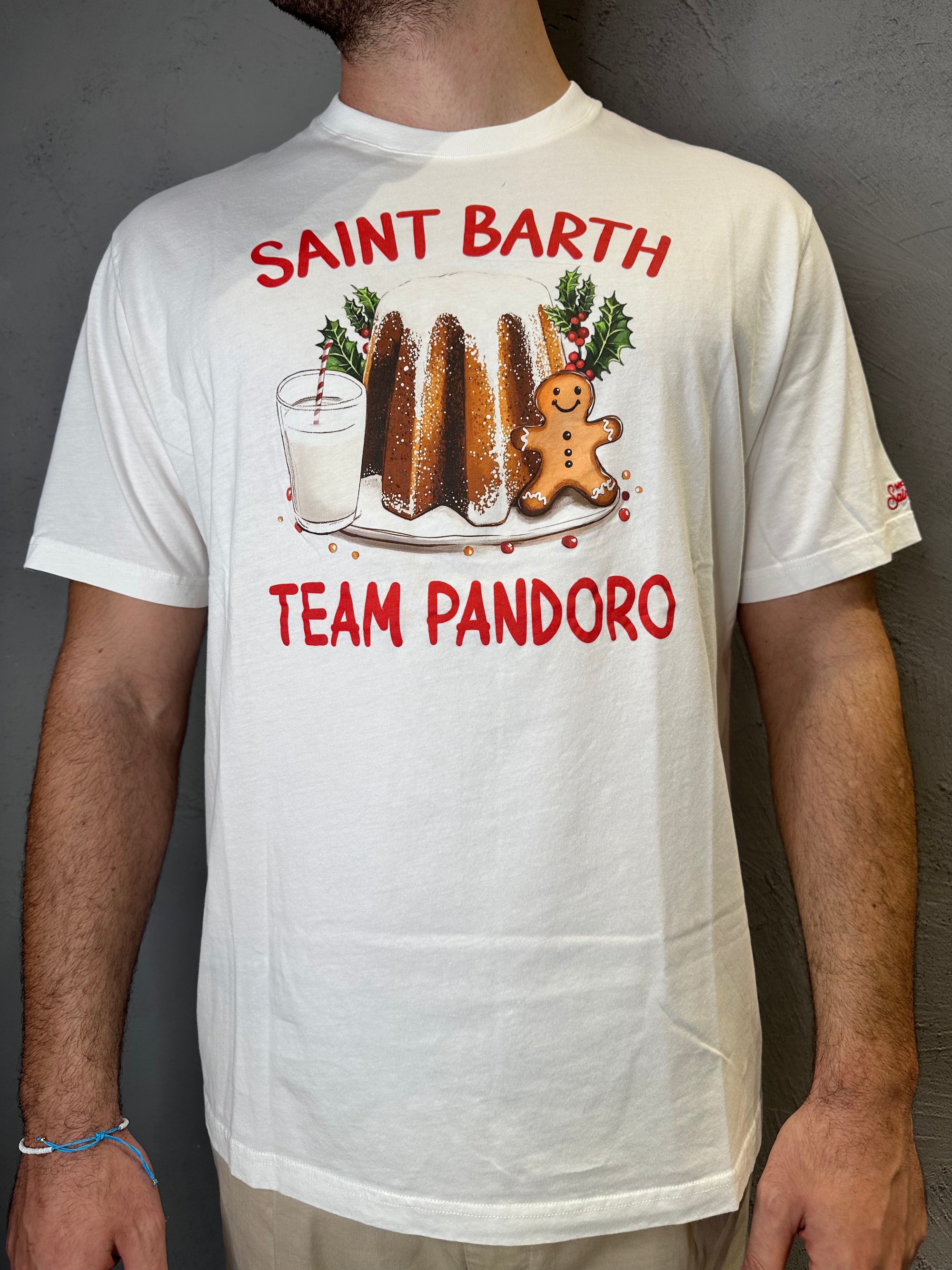 SAINT BARTH T-shirt team pandoro. COD. 210