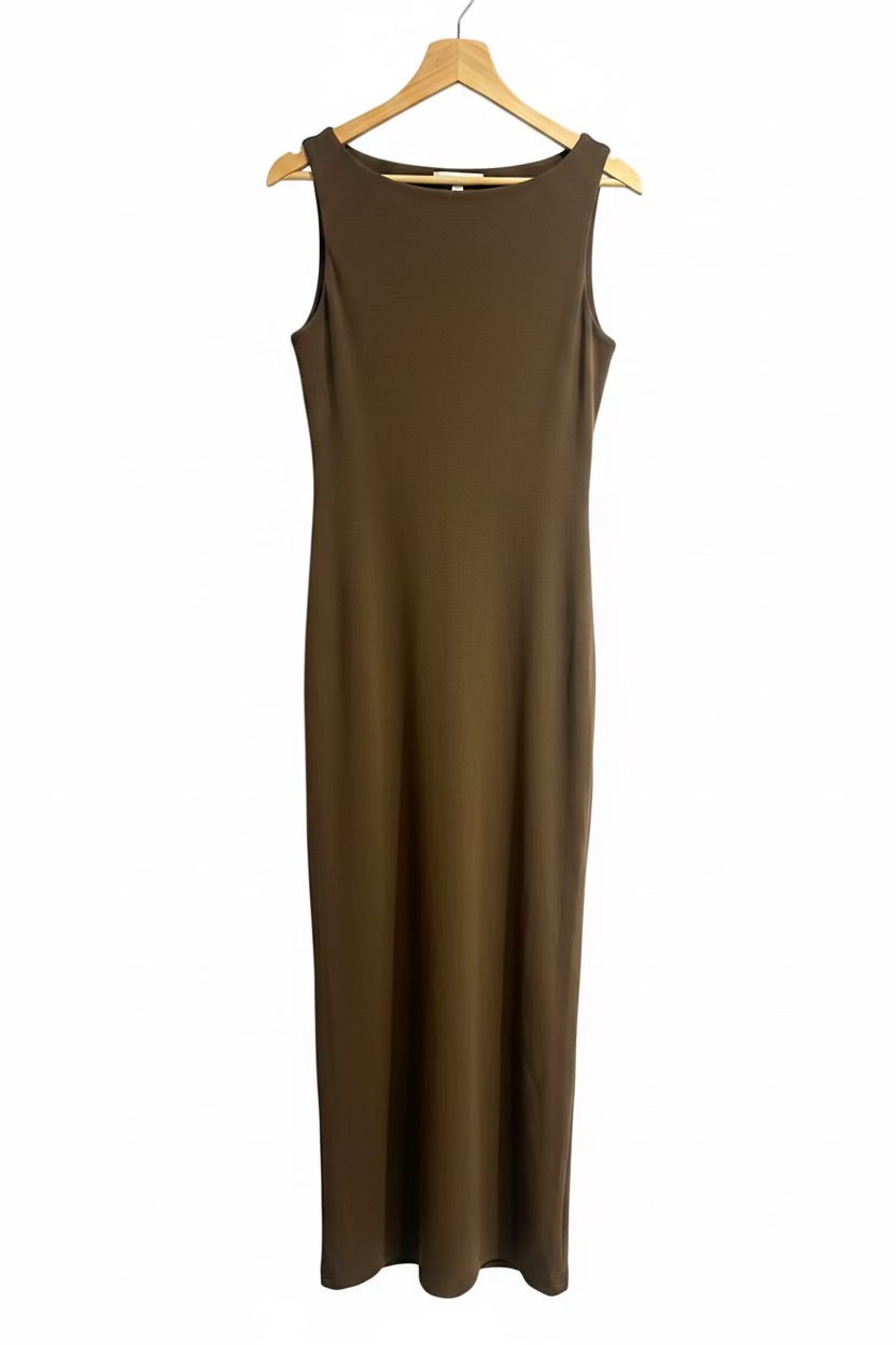 Glamorous Abito midi cioccolato cod.1196