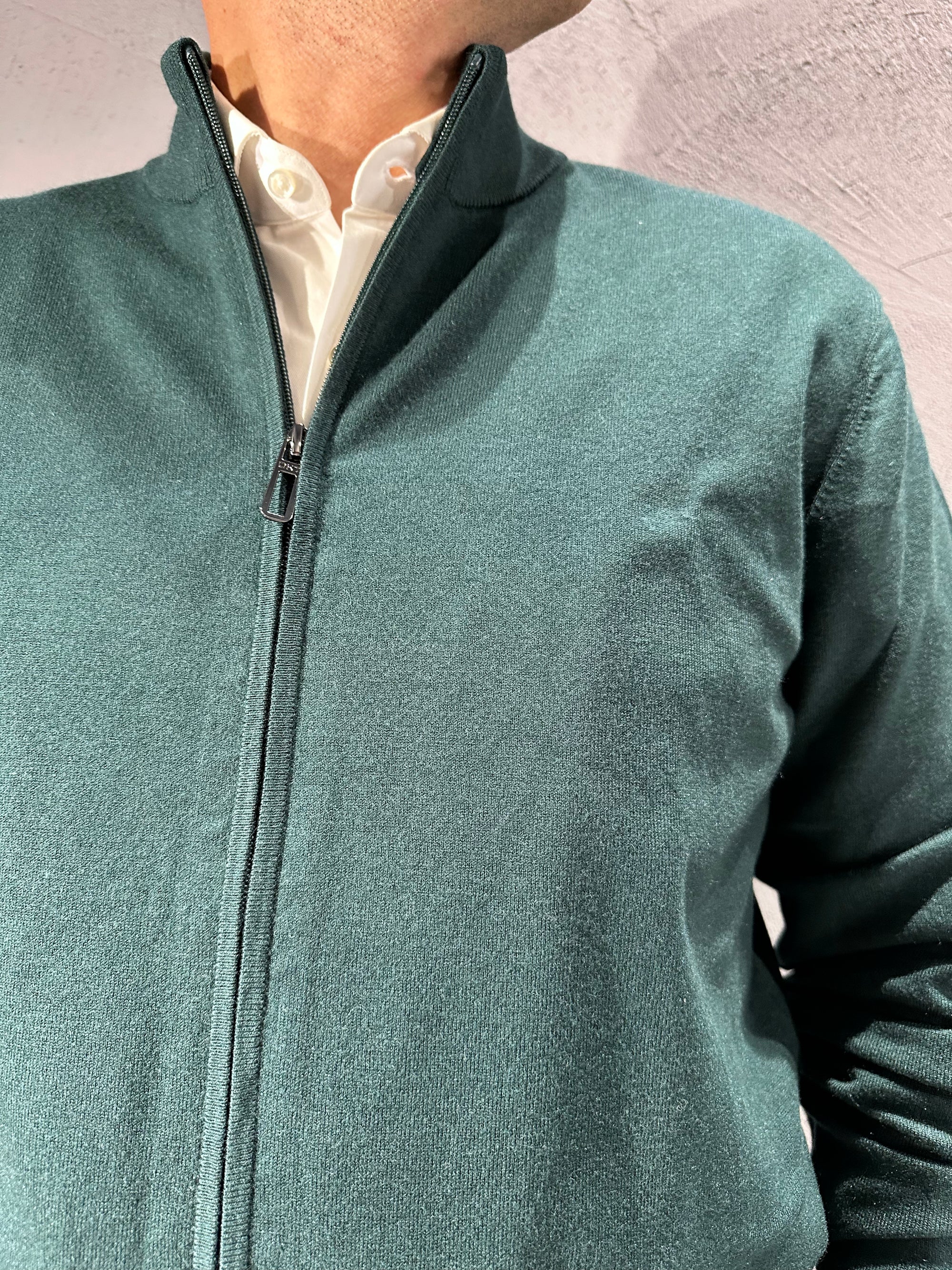 DIKTAT. Lupetto full zip viscosa. COD.277