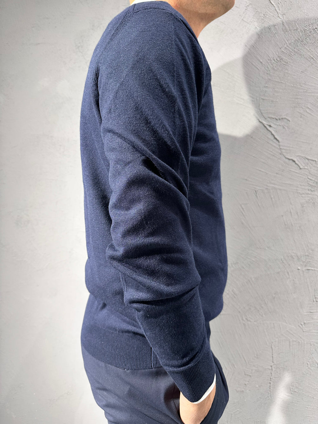 DIKTAT. Maglione giro collo cashmere. COD.279