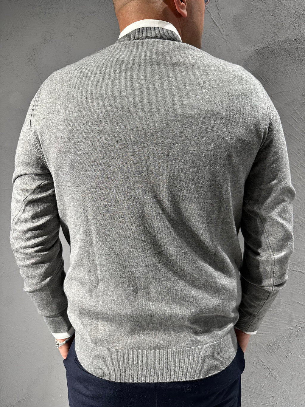 DIKTAT. Maglione giro collo cashmere. COD.279