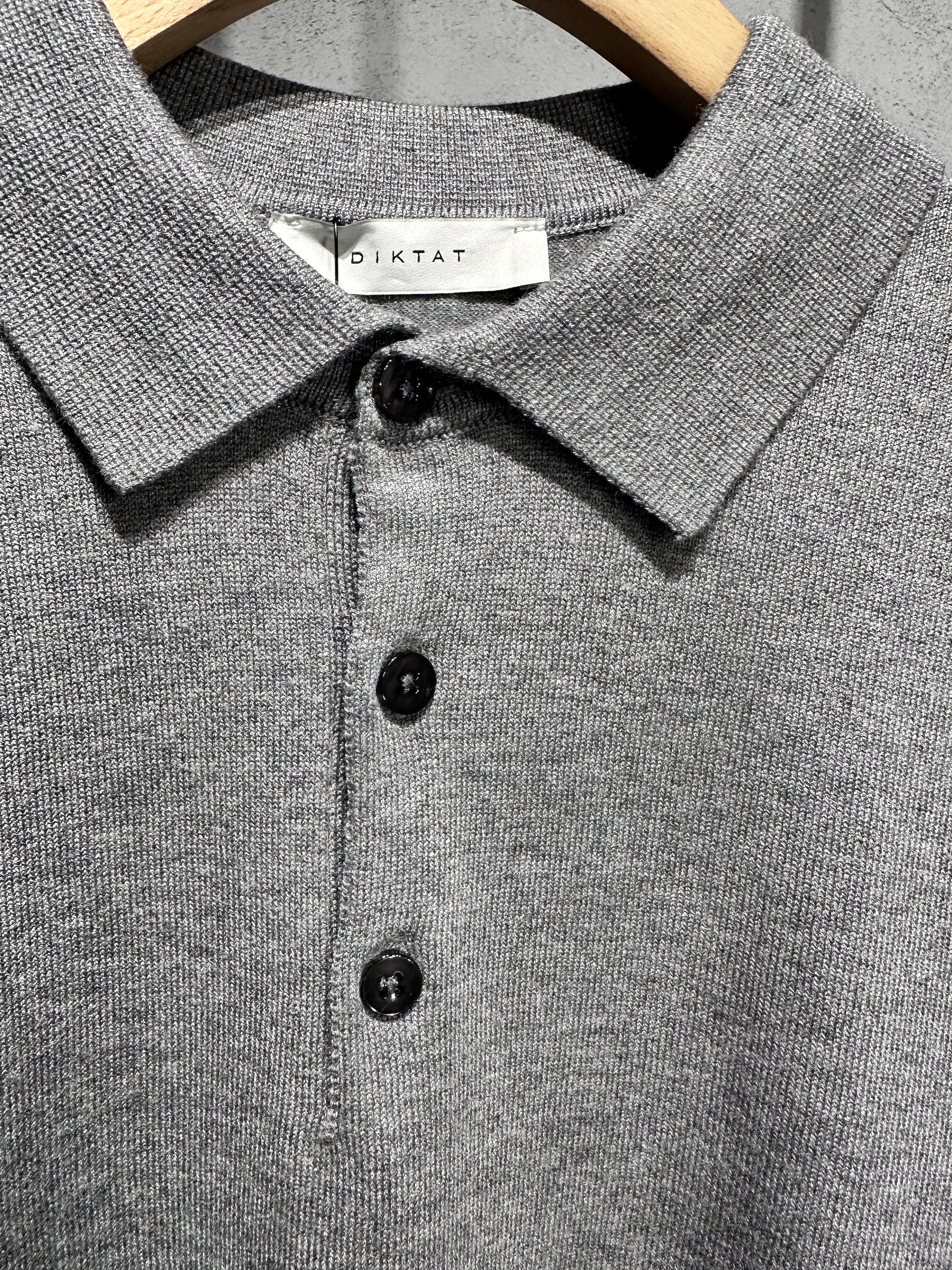 DIKTAT. Polo manica Lunga viscosa cashmere. COD.274