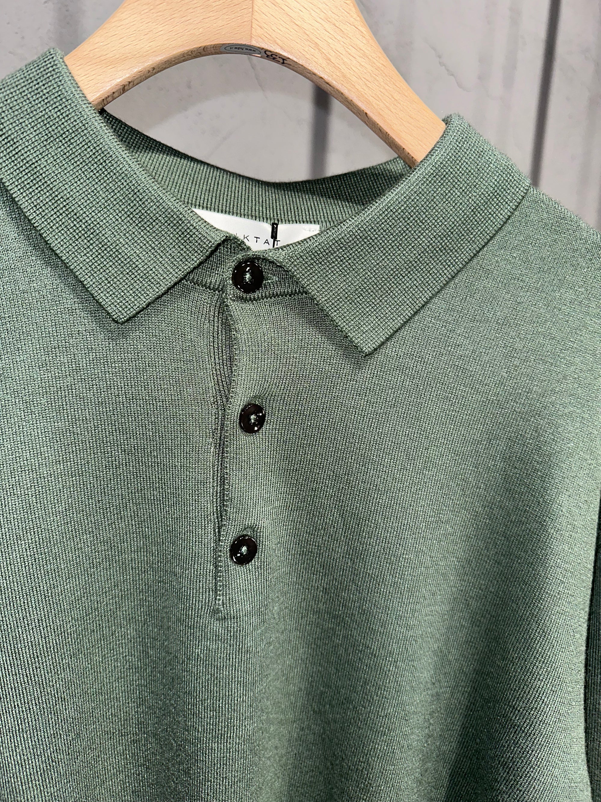 DIKTAT. Polo manica Lunga viscosa cashmere. COD.274