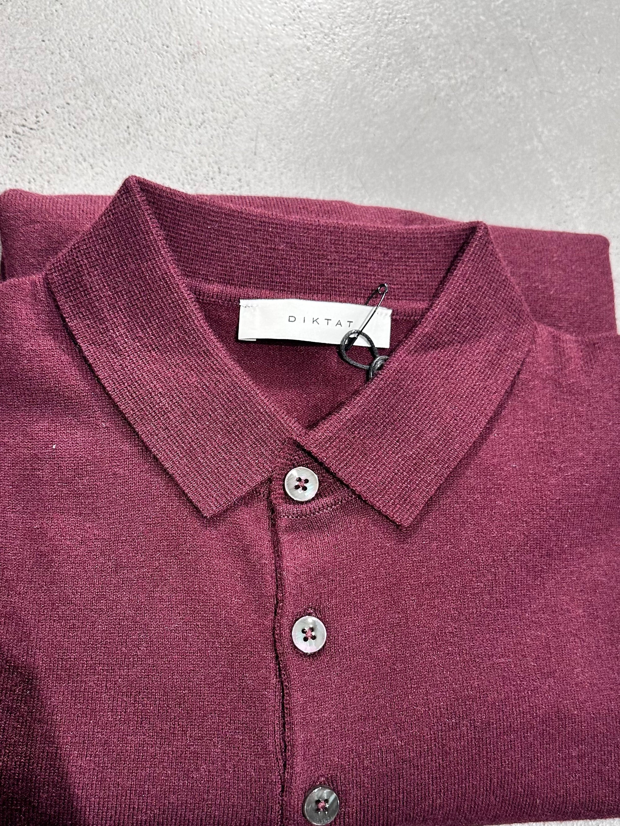 DIKTAT. Polo manica Lunga viscosa cashmere. COD.274