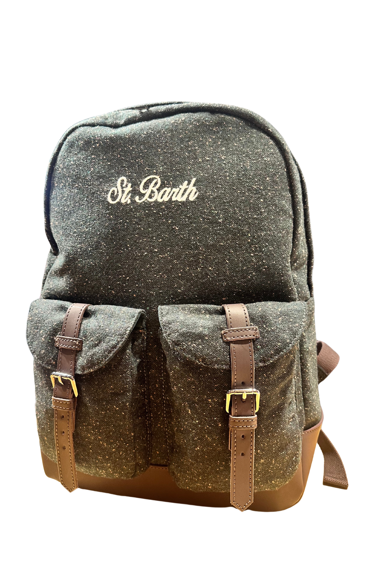SAINT BARTH. Zaino Cody Donegal backpack verde. COD.523