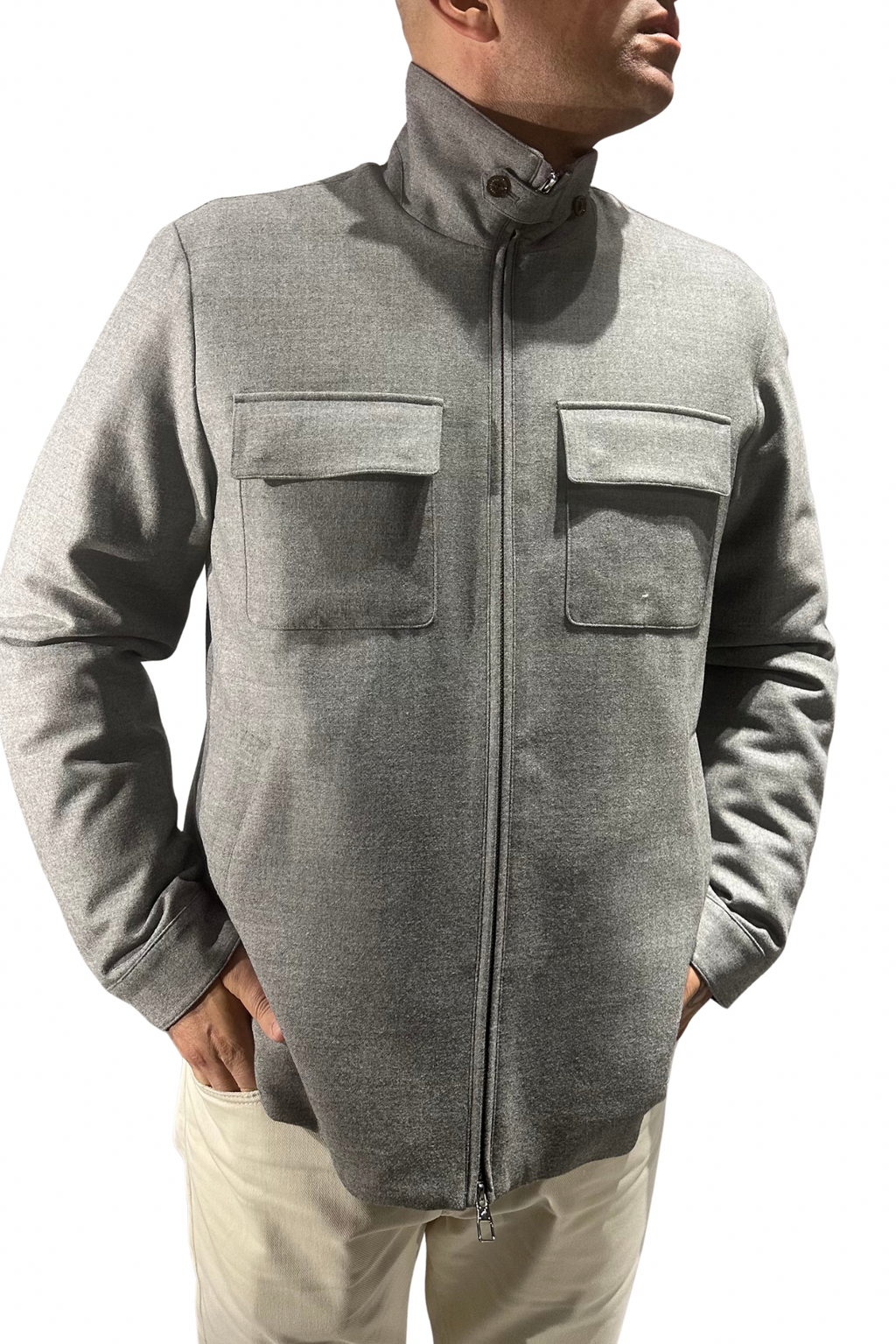 MONTECORE. GIACCONE/GIACCA A CAMICIA IMBOTTITA IN PIUMINO. COD.290