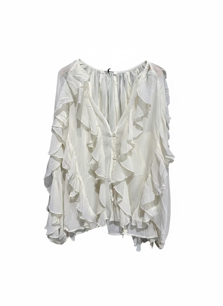 GLAMOROUS. Camicia con rouge crema. COD.818