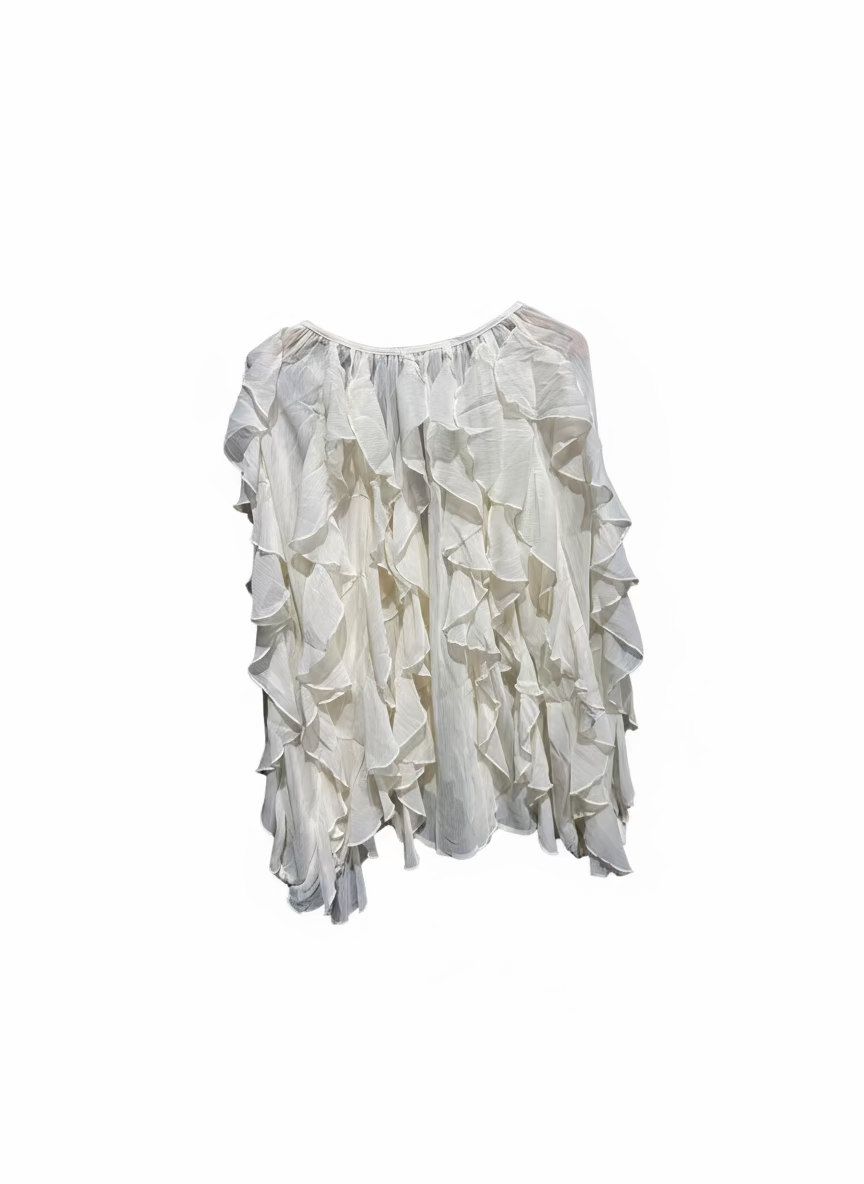 GLAMOROUS. Camicia con rouge crema. COD.818