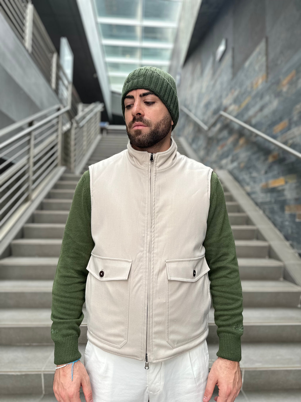 TWENTYONE. Gilet double-face. COD.293