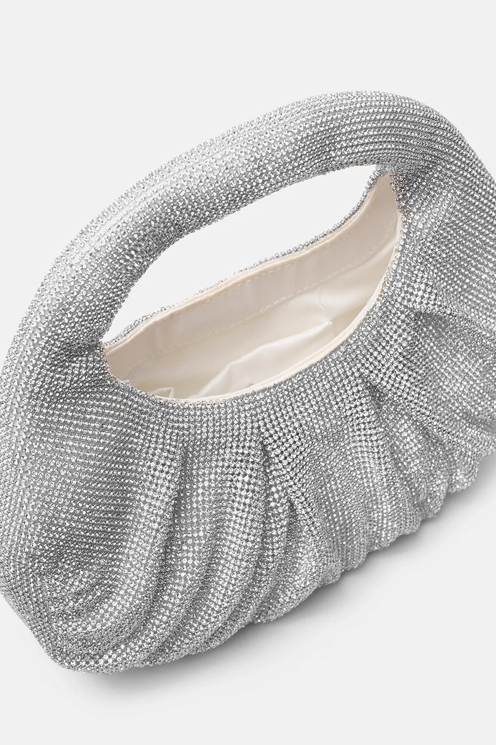 TWENTY FOURHAITCH Borsa a mano argento COD.527