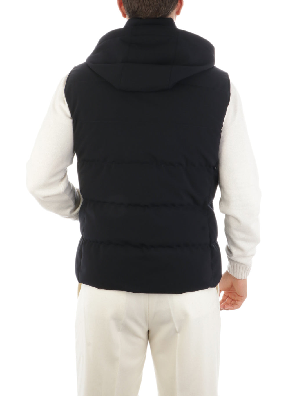 MONTECORE. GILET UOMO STRETCH CON CAPPUCCIO. COD.288