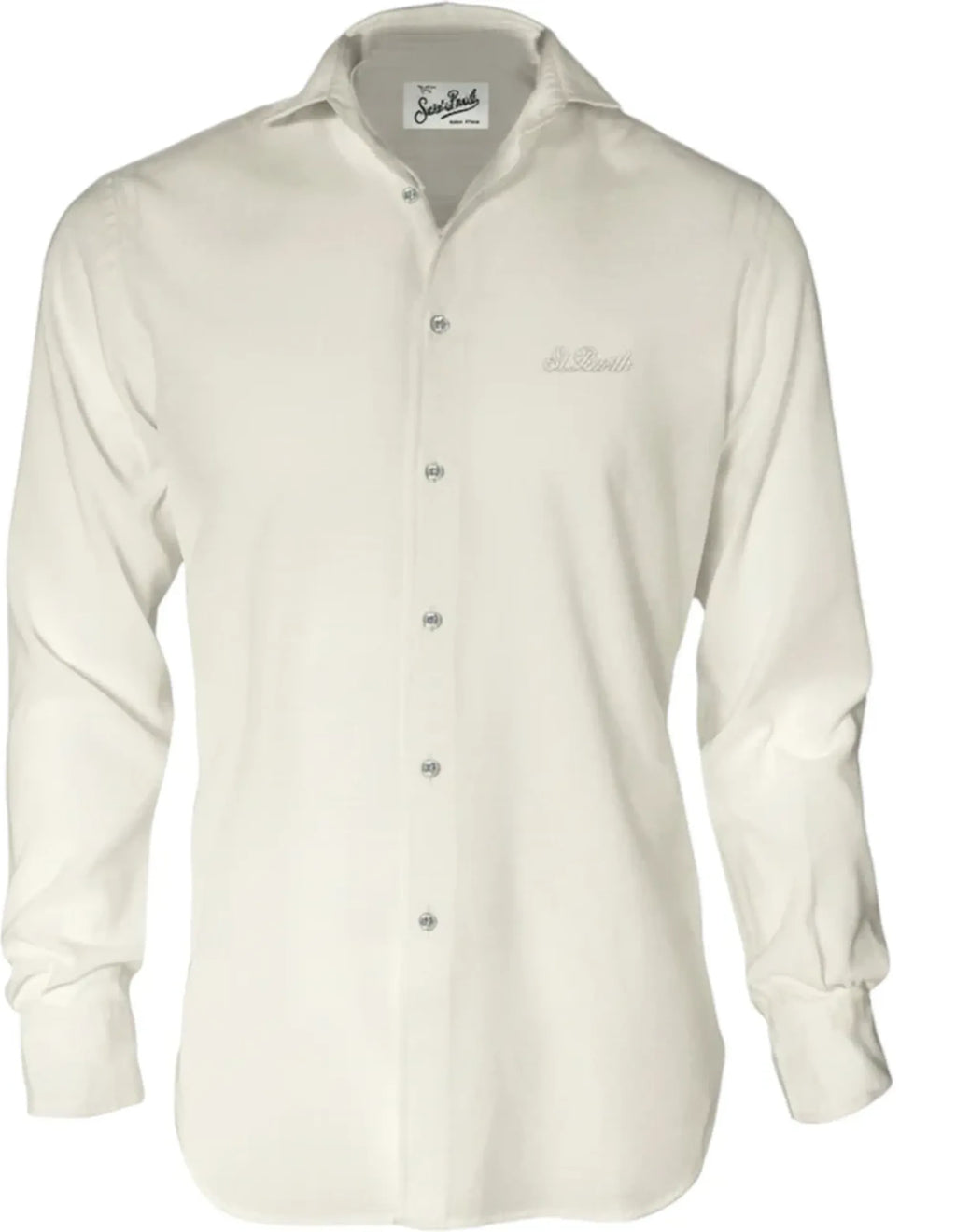 SAINT BARTH Camicia ice cotton crema cod 6042