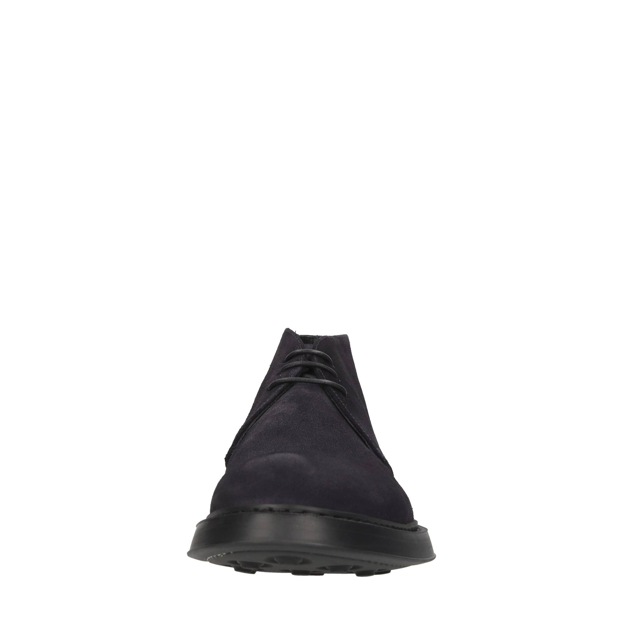 DOUCAL'S. Polacchine in camoscio blu. COD.325