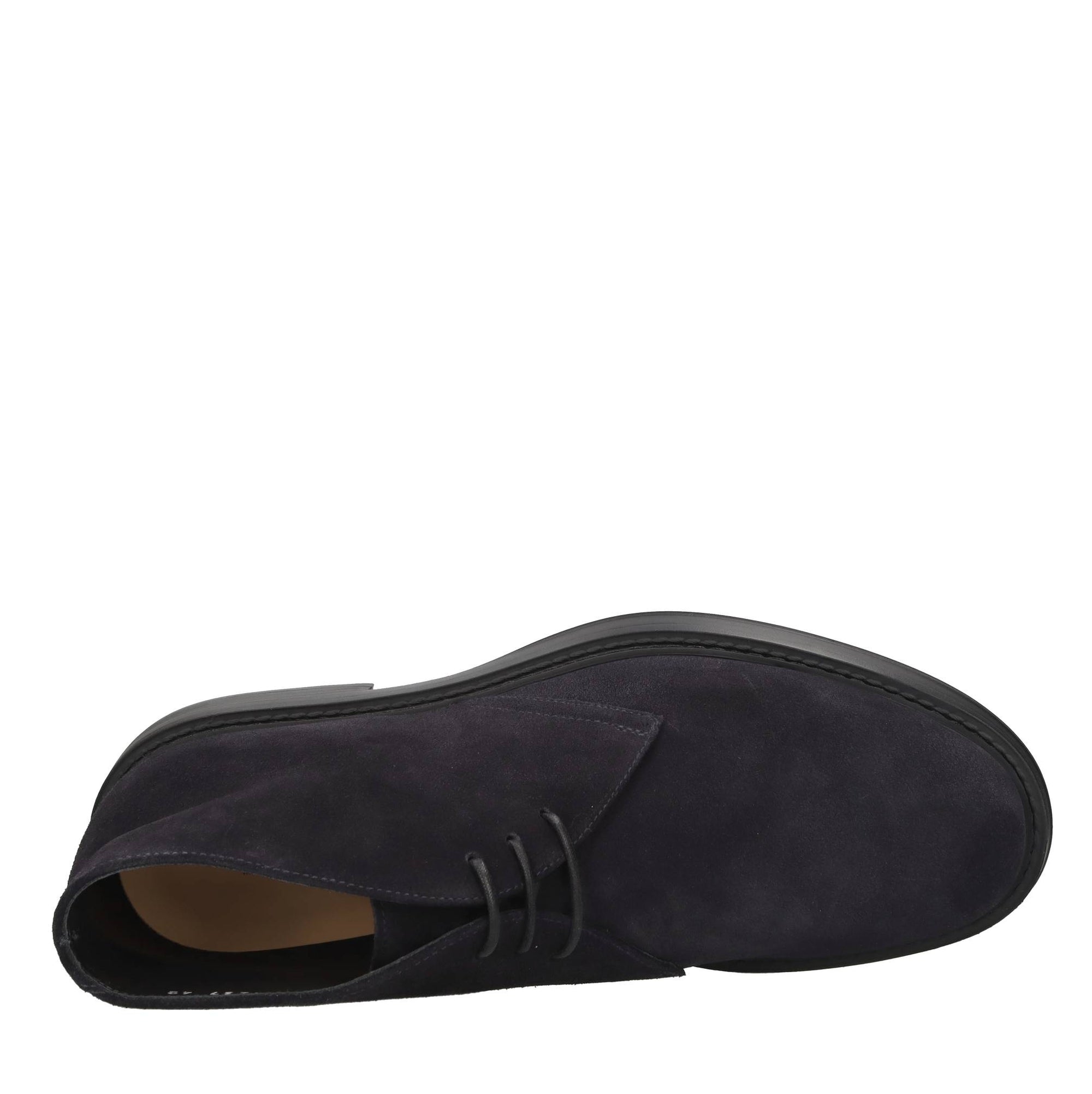 DOUCAL'S. Polacchine in camoscio blu. COD.325