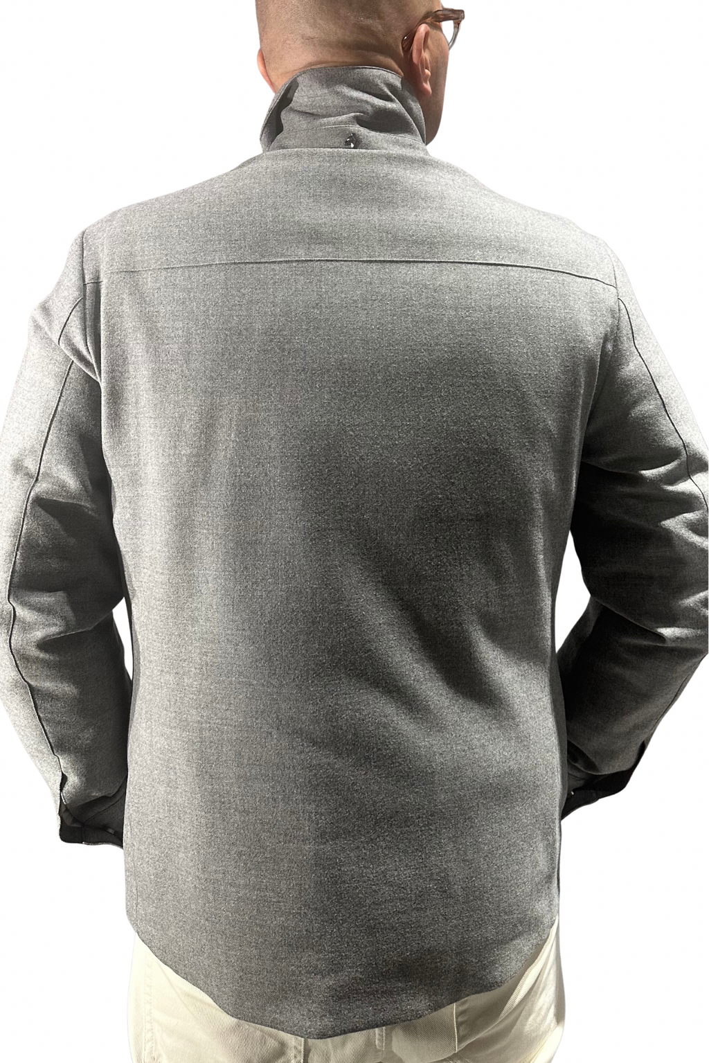 MONTECORE. GIACCONE/GIACCA A CAMICIA IMBOTTITA IN PIUMINO. COD.290