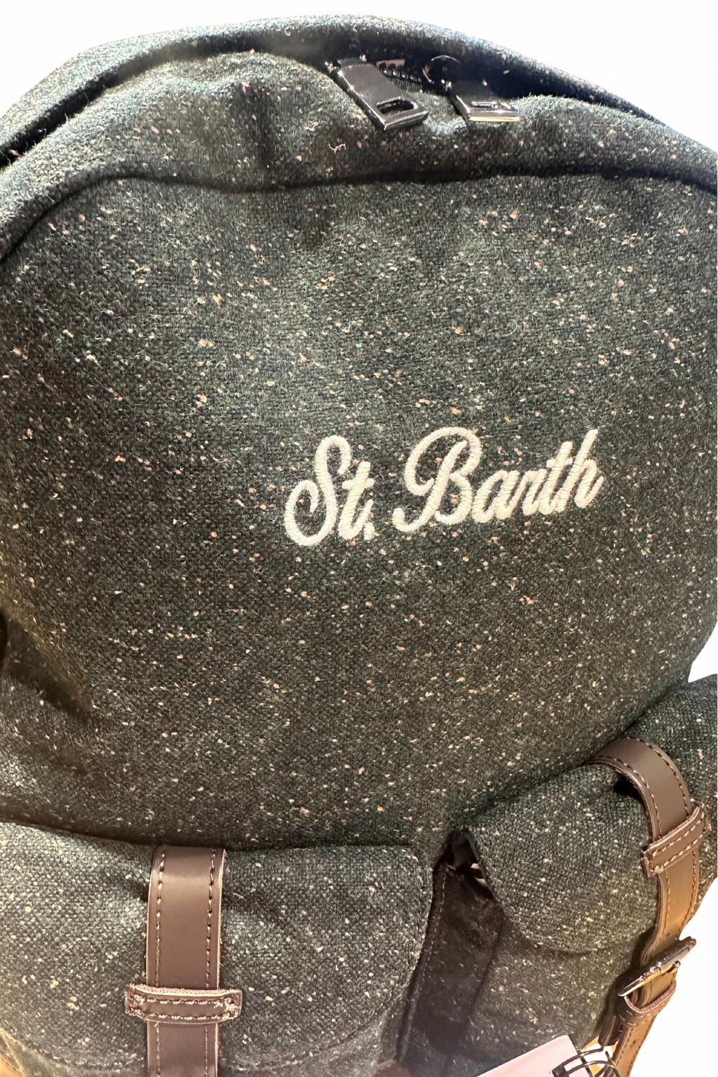 SAINT BARTH. Zaino Cody Donegal backpack verde. COD.523