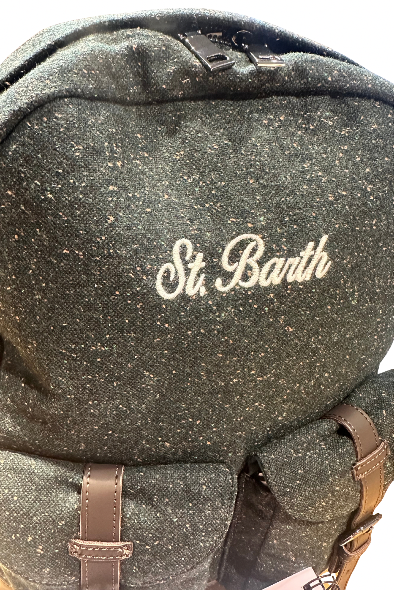 SAINT BARTH. Zaino Cody Donegal backpack verde. COD.523