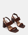 STEVE MADDEN Wendie Sandalo Choco Marrone Suede COD 3040