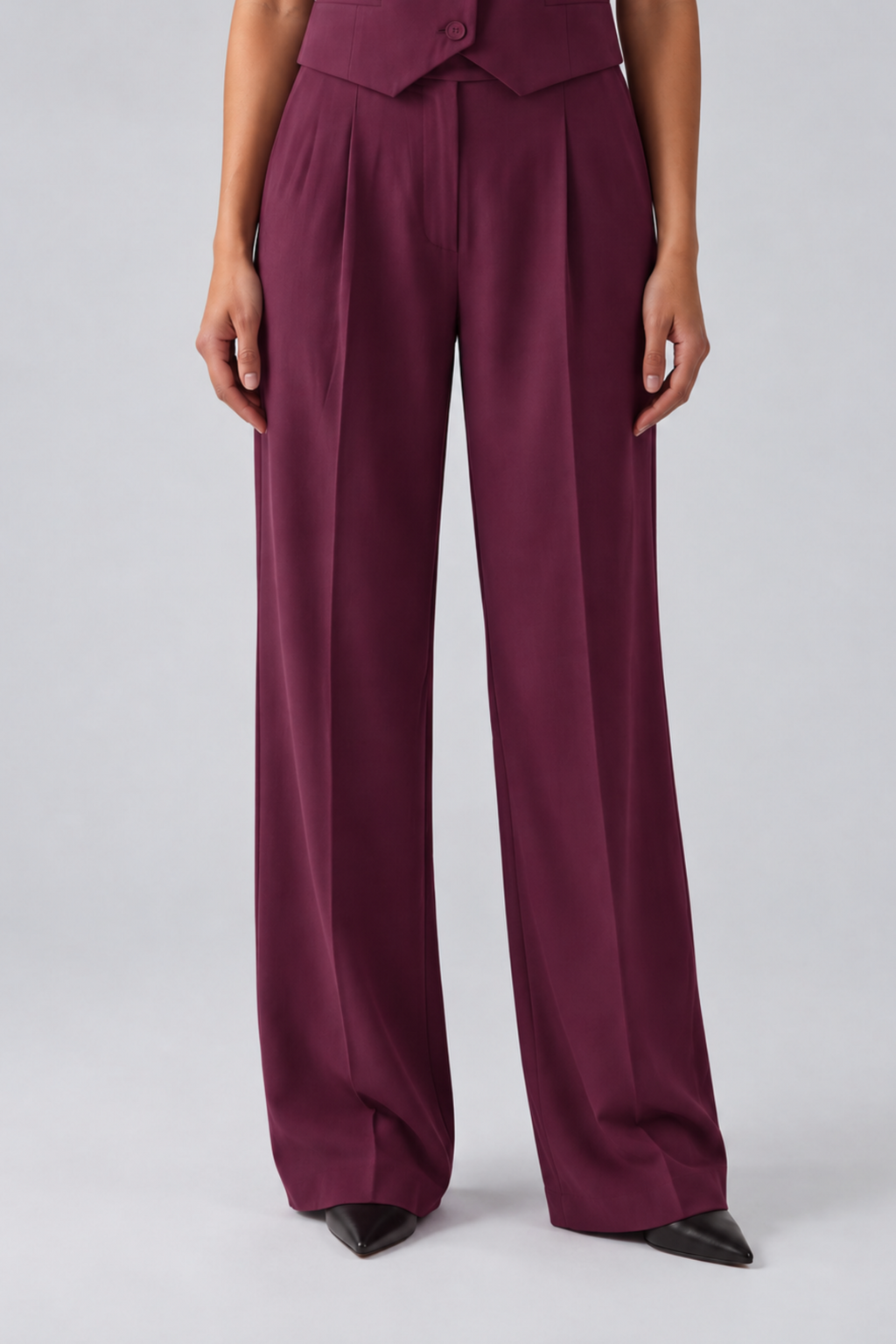 FACE TO FACE Pantalone Emily burgundy cod 2163 iw