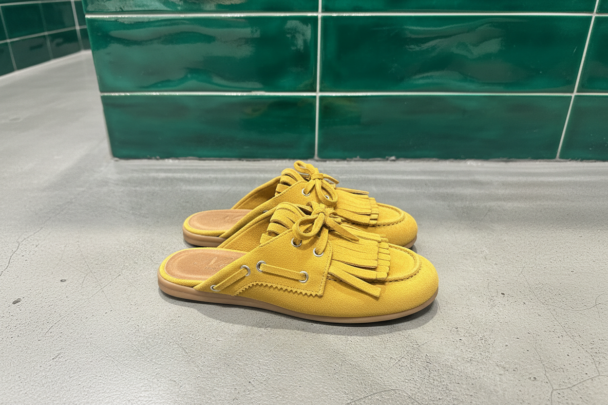 R23 Sabot con frange giallo cod 3052